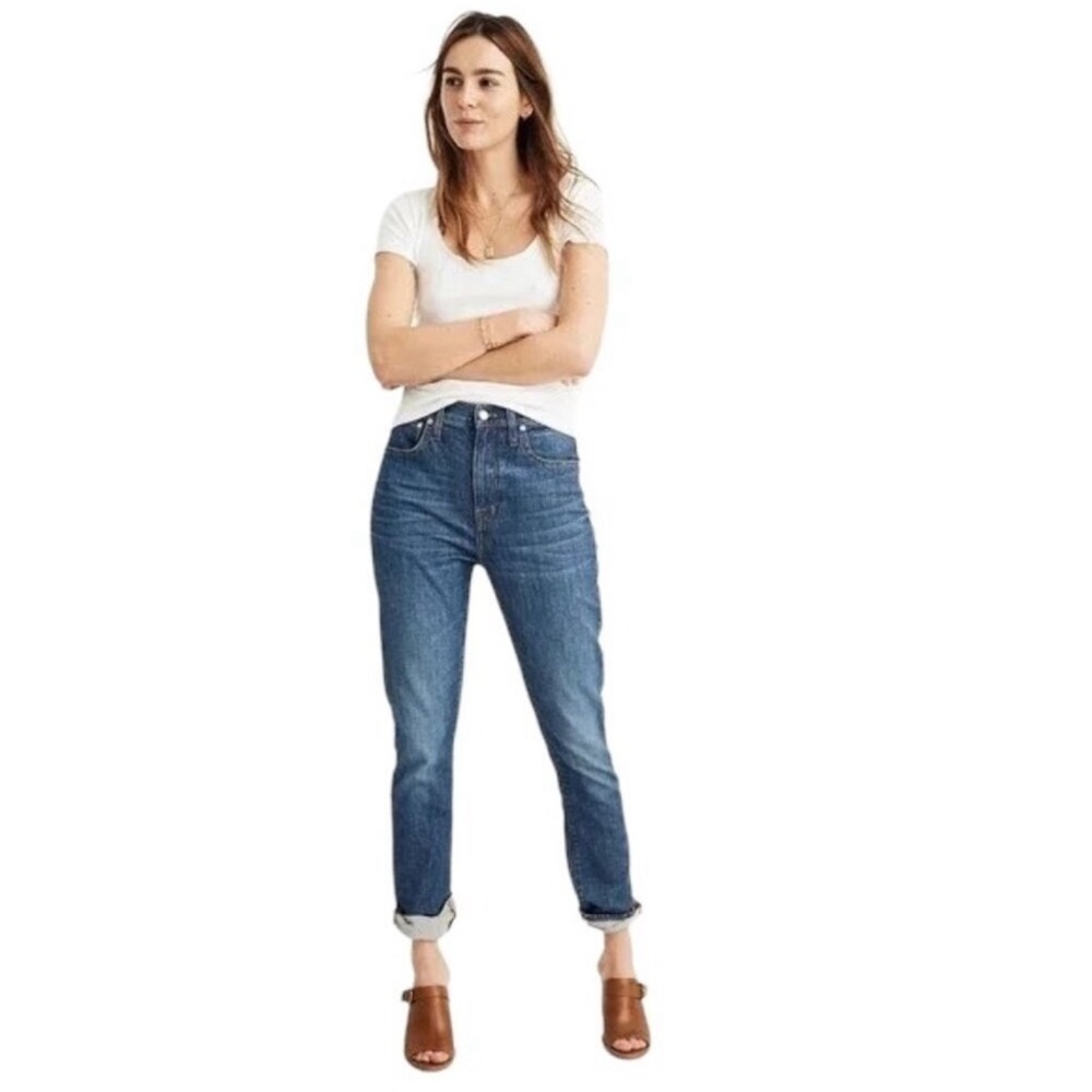 Madewell The High-Rise Slim Boy Jean Boyfriend Jeans - Size 26